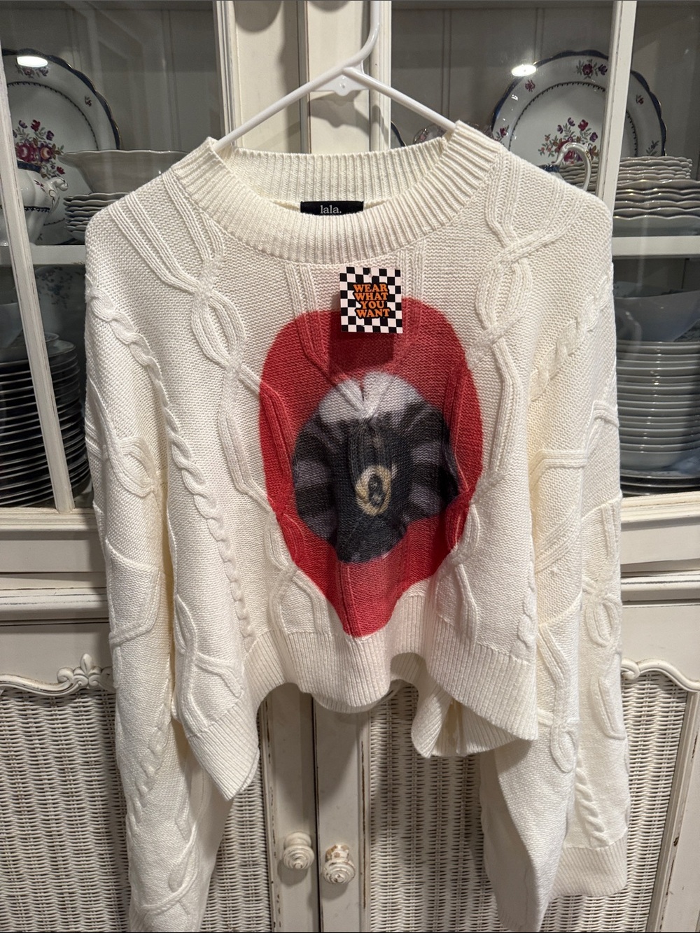 Lala ORIGINAL
Hypnotize Me Cable Knit Sweater nwt s/m boutique - Picture 3 of 7